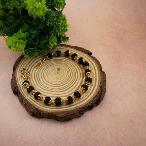 22K Gold Rudraksha Bracelet