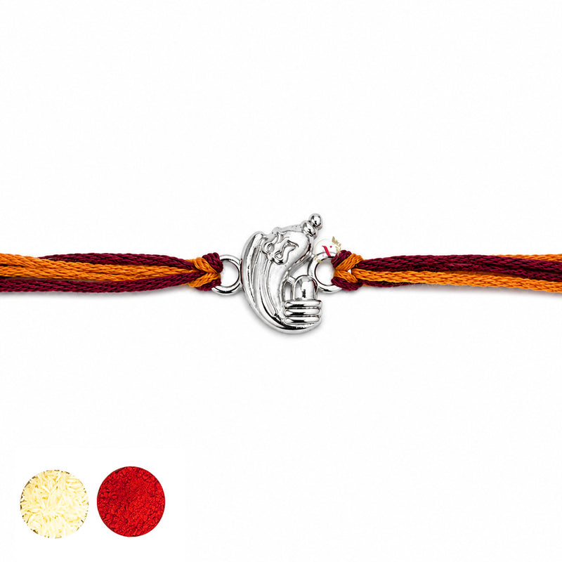 Silver Ganesha Rakhi
