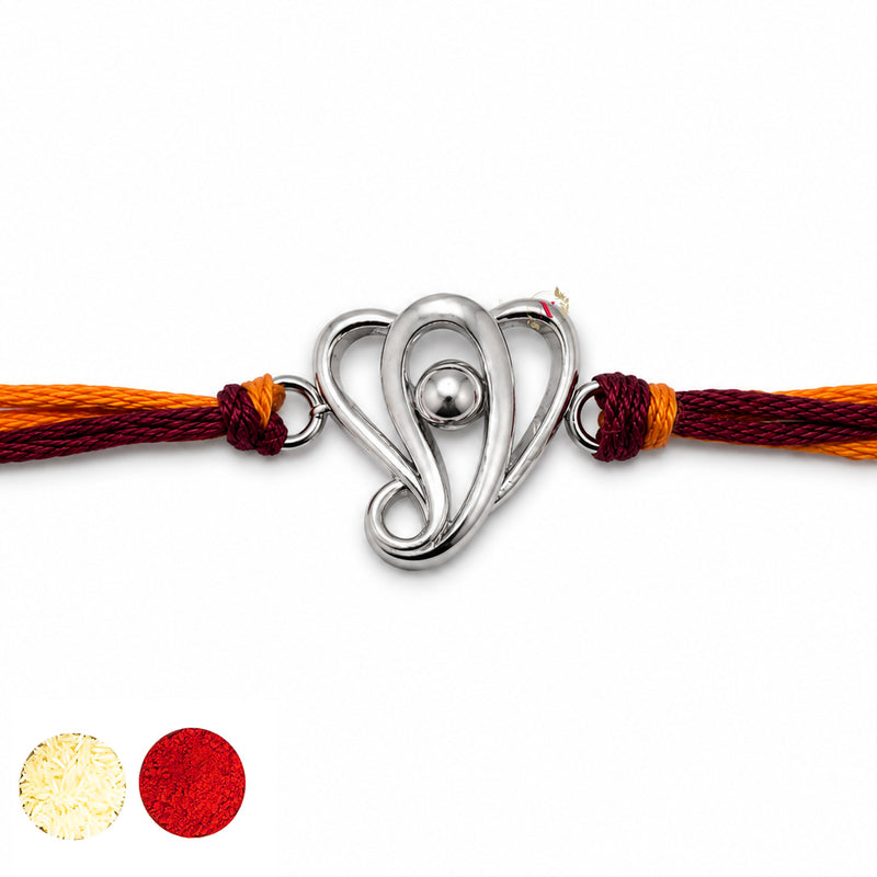 Silver Ganesha Rakhi