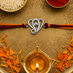Silver Ganesha Rakhi