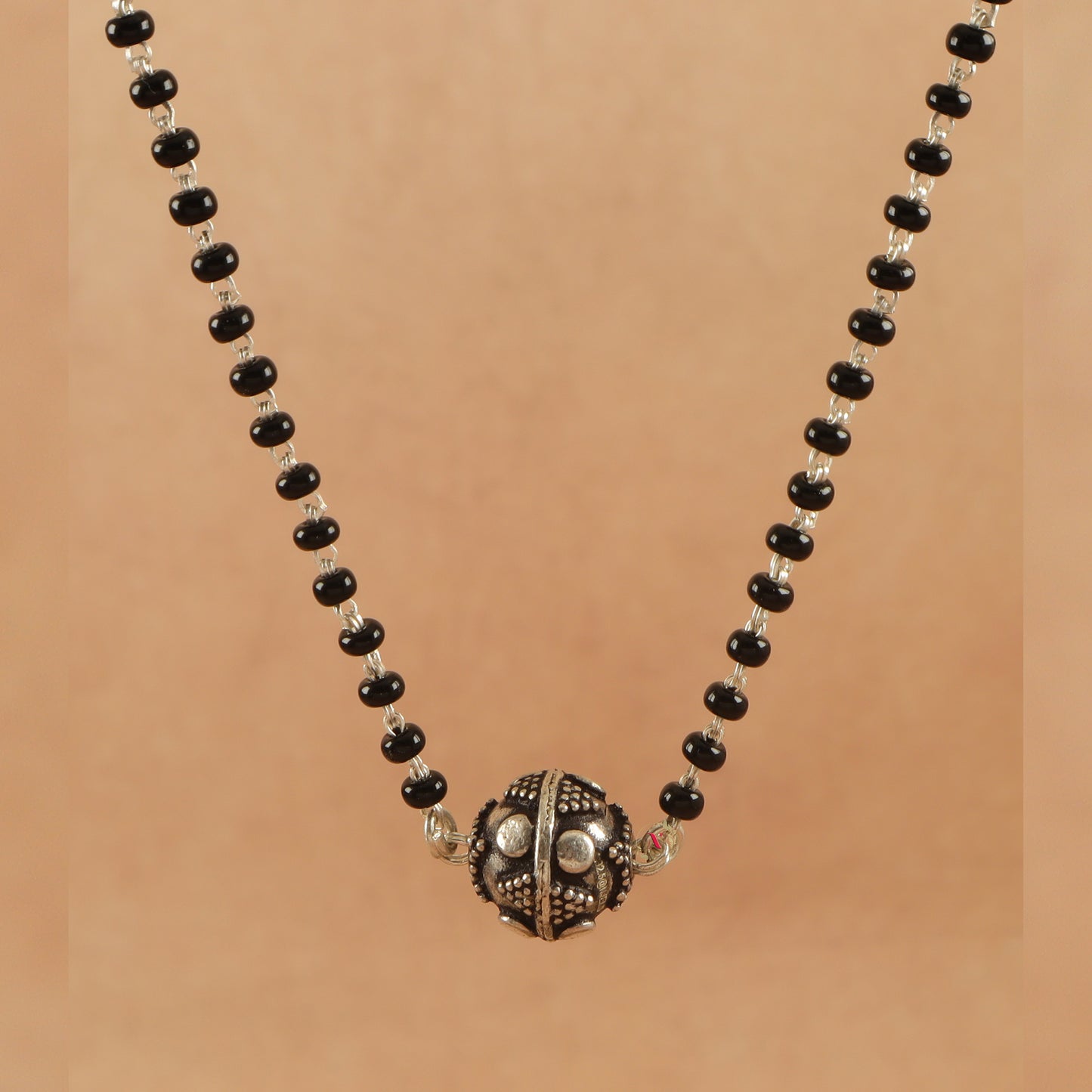 925 Silver Traditional Bead Mangalsutra