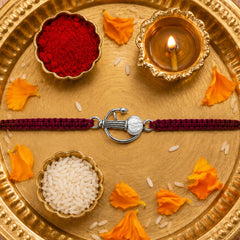 925 Silver Hanuman Gada Rakhi