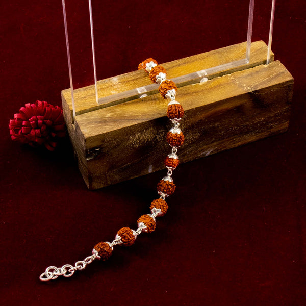 Silver Rudraksha Bracelet