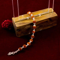 Silver Rudraksha Bracelet
