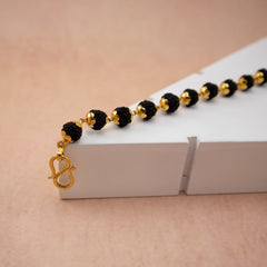 22K Gold Rudraksha Bracelet