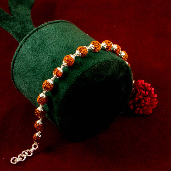 Silver Rudraksha Bracelet