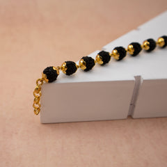 22K Gold Rudraksha Bracelet