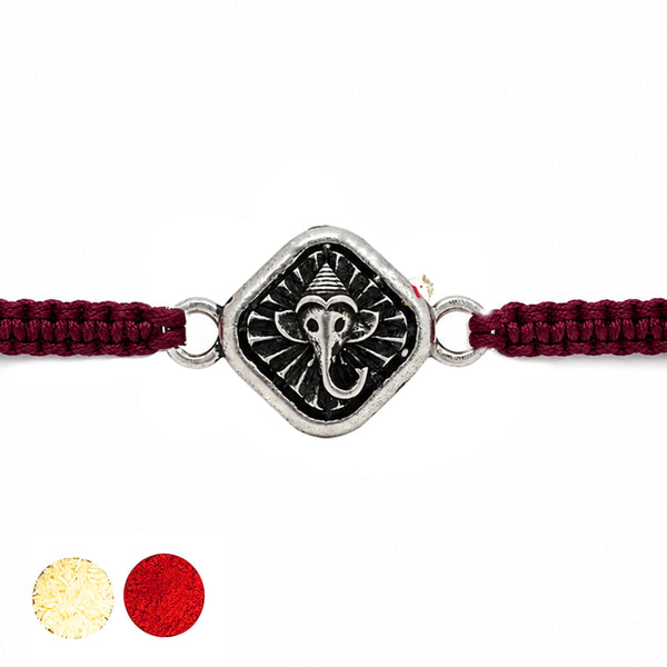 925 Silver Ganesha Rakhi