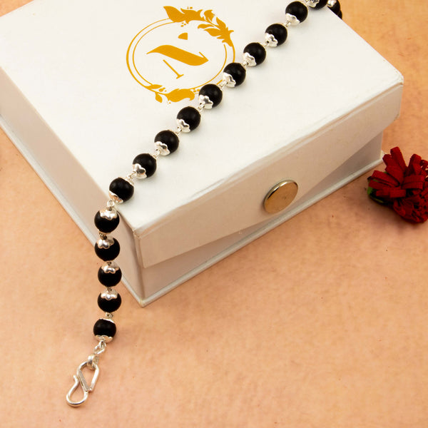 Silver Karungali Bracelet