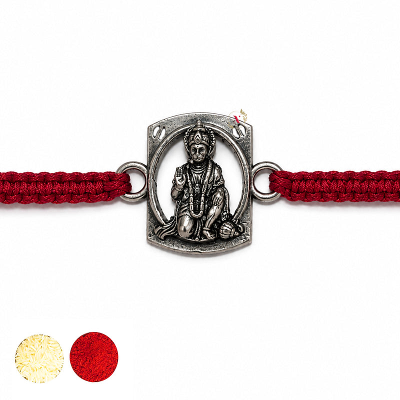 Silver Hanumanji Rakhi
