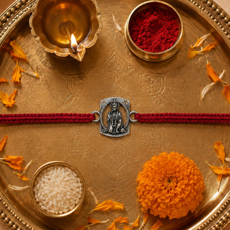 Silver Hanumanji Rakhi