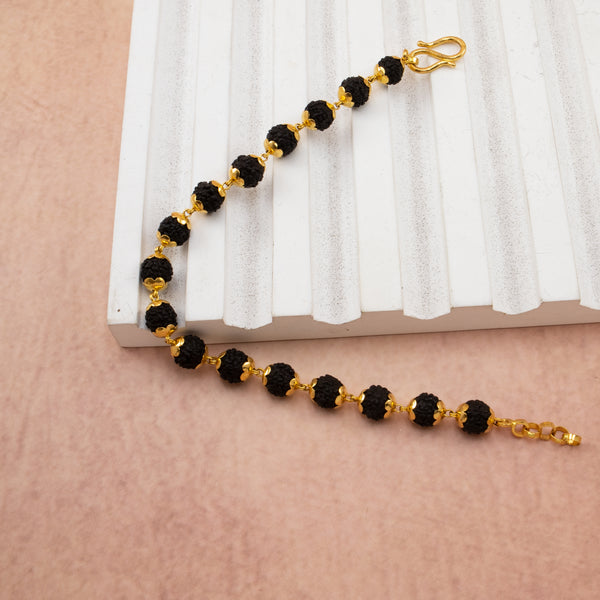 22K Gold Rudraksha Bracelet