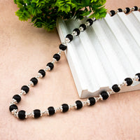 Silver Karungali Mala - 6.5 MM Bead Size