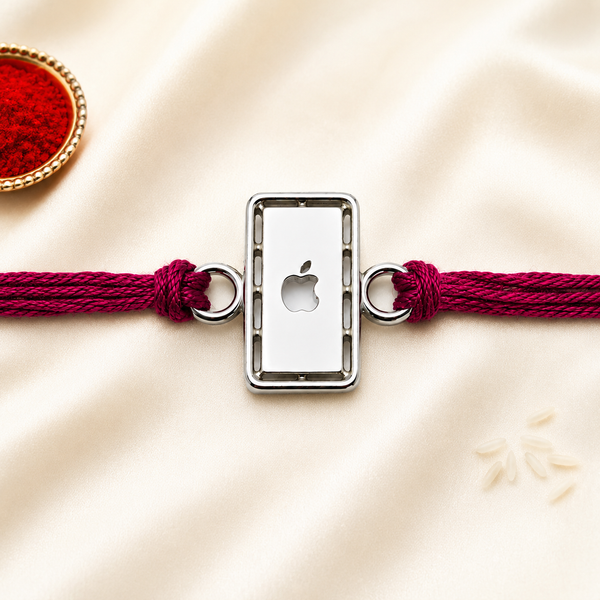 925 Silver iPhone Rakhi for Brother