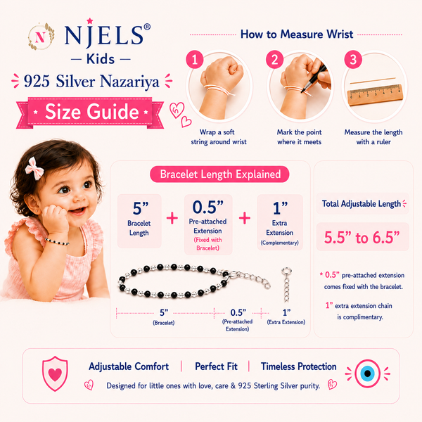 925 Silver Nazariya for Kids