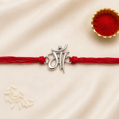 925 Silver Maa Rakhi for Brother
