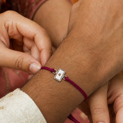 925 Silver iPhone Rakhi for Brother