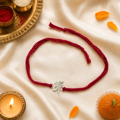 925 Silver Maa Rakhi for Brother