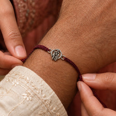 925 Silver Radha Krishna Rakhi