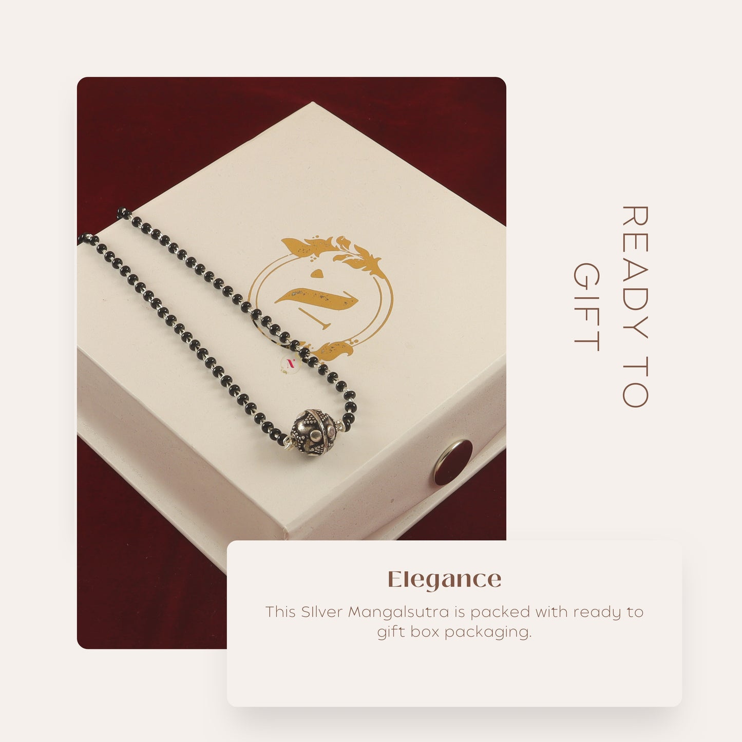 925 Silver Traditional Bead Mangalsutra
