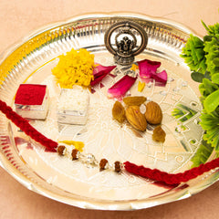 Silver Rudraksha Rakhi