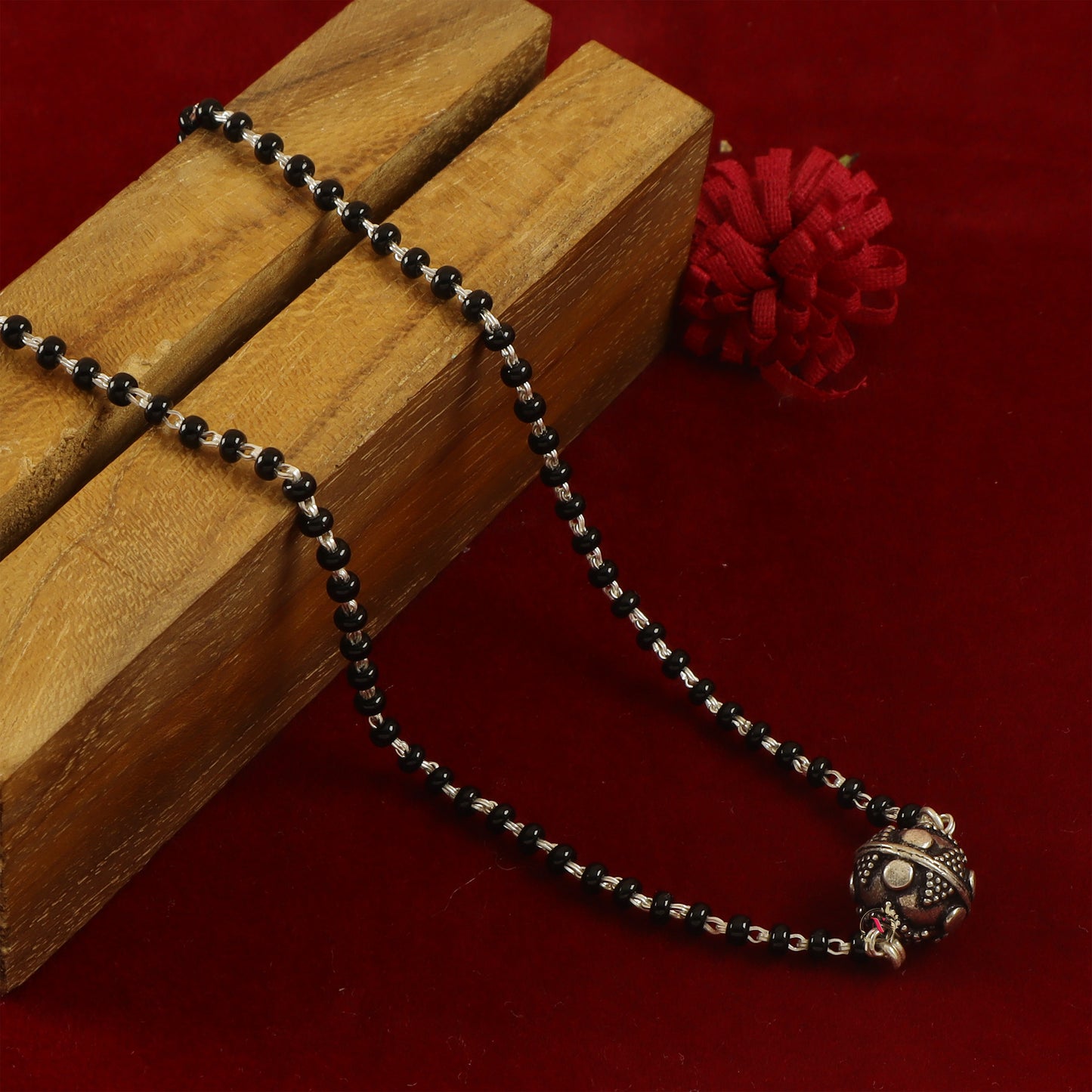 925 Silver Traditional Bead Mangalsutra