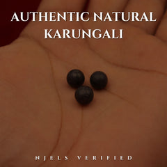 925 Silver Karungali Trishul-Damroo Bracelet