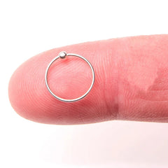 925 Silver Plain Nosering