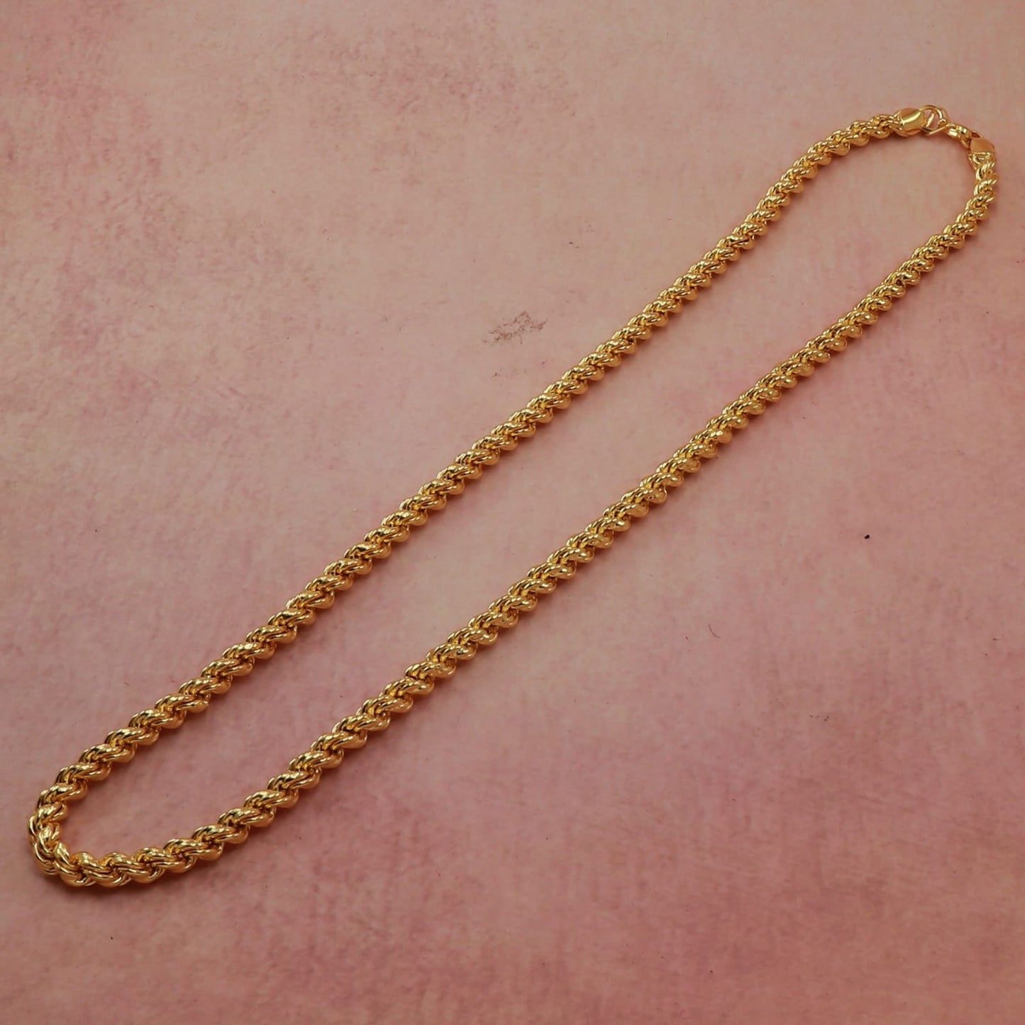 20K Gold Hollow Rope Chain