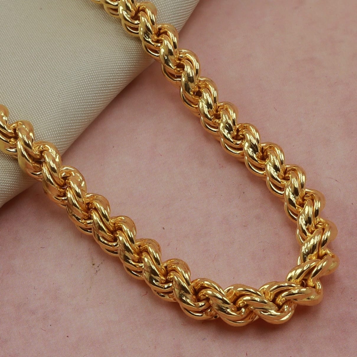 20K Gold Hollow Rope Chain