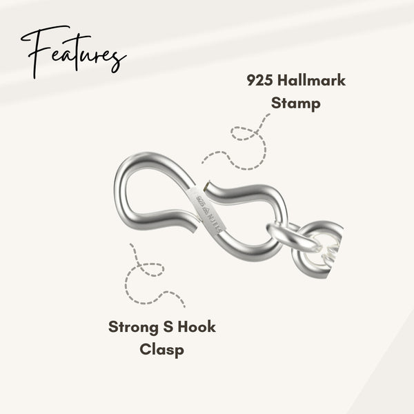 Silver Rudraksha Mala with Pendant