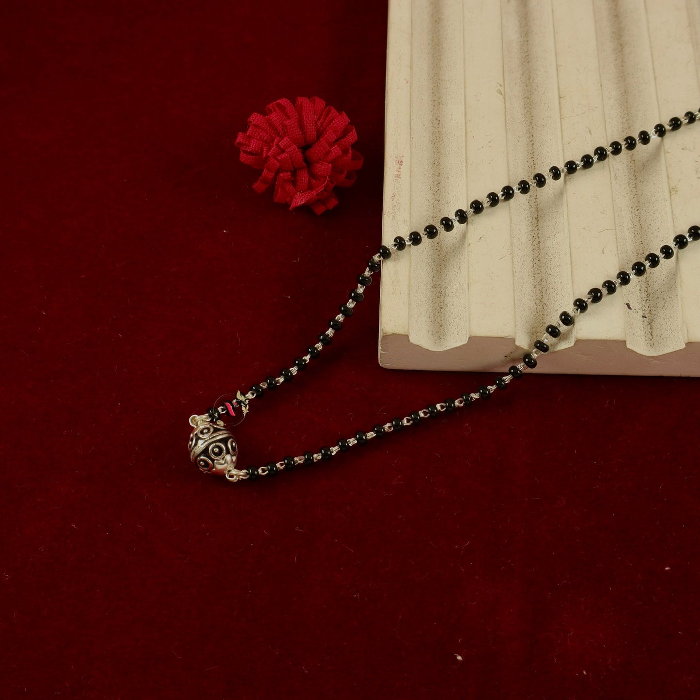 925 Silver Traditional Bead Mangalsutra