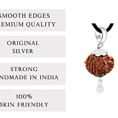 Silver OM Rudraksha Pendant