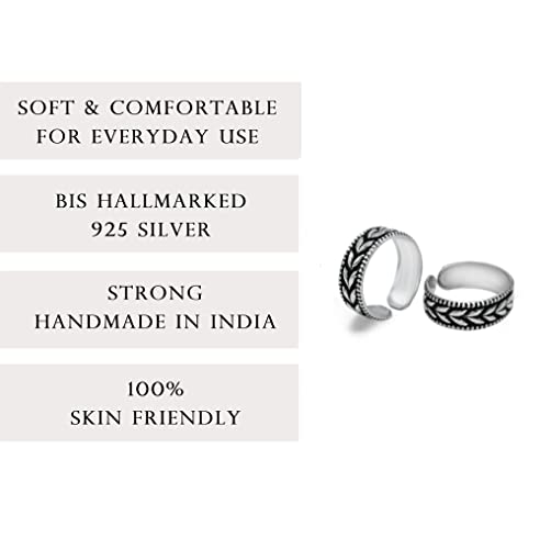 Oxidised Silver Toerings