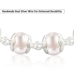 Silver Pearl Rakhi