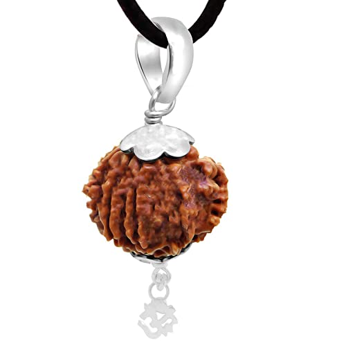 Silver OM Rudraksha Pendant