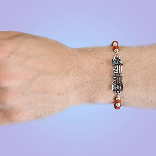 Wonder Care Shiv Bracelet Cuff Kada for men| Lord Shiva Bahubali Brass  Bracelet for men| Religious Brass Shiv Kada | Free size Bracelet for  Mahashivratri | Mahadev Bracelet - Walmart.com