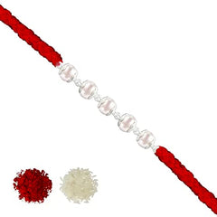 Silver Pearl Rakhi