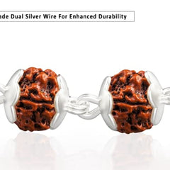 rudraksha with silver cap