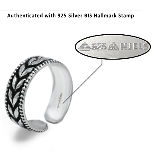 Oxidised Silver Toerings