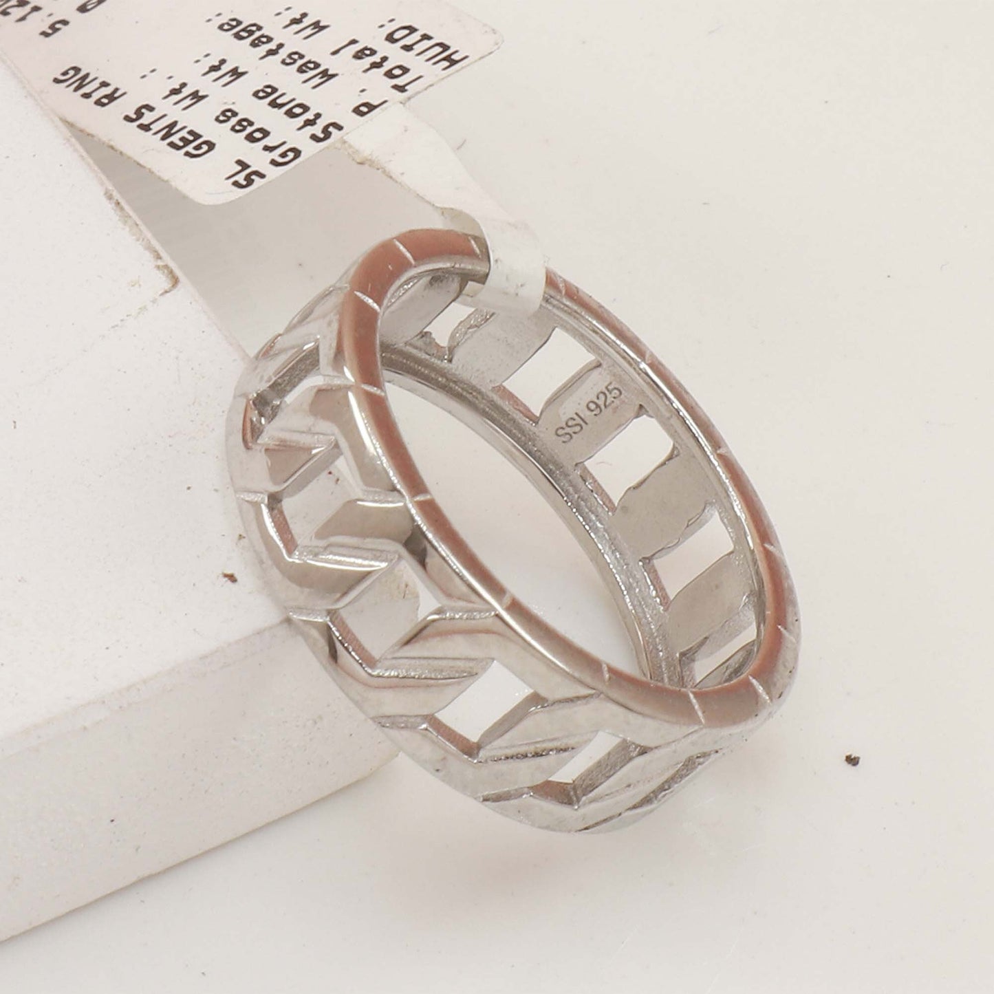 925 Sterling Silver Men's Ring Designer Silver Band Gents Silver Ring Gift for Him Band Ring for Men